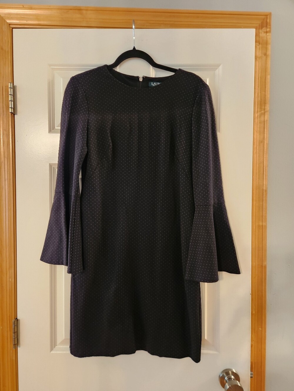 LAUREN Ralph Lauren Black Dot-Print Dress